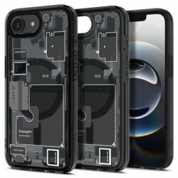 Husa iPhone 16e Spigen Ultra Hybrid Zero One MagSafe, negru