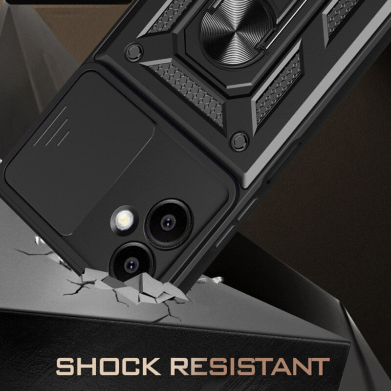 Husa Samsung Galaxy S25 Edge protectie camera Techsuit CamShield Series, roz