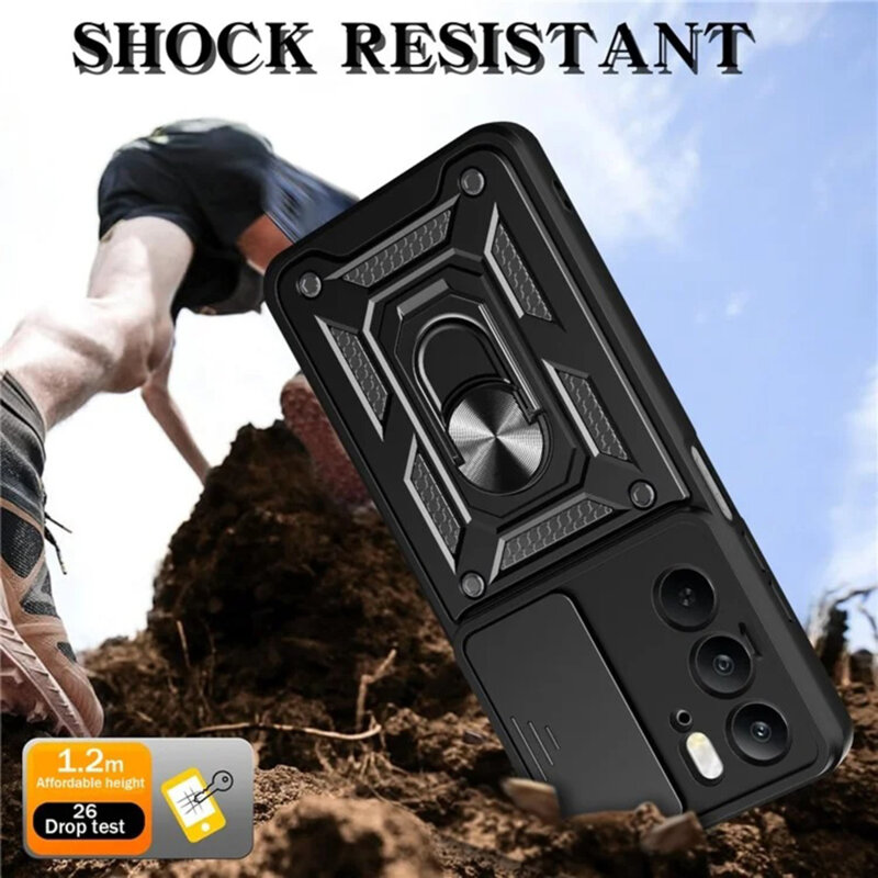 Husa Realme C75 protectie camera Techsuit CamShield Series, negru