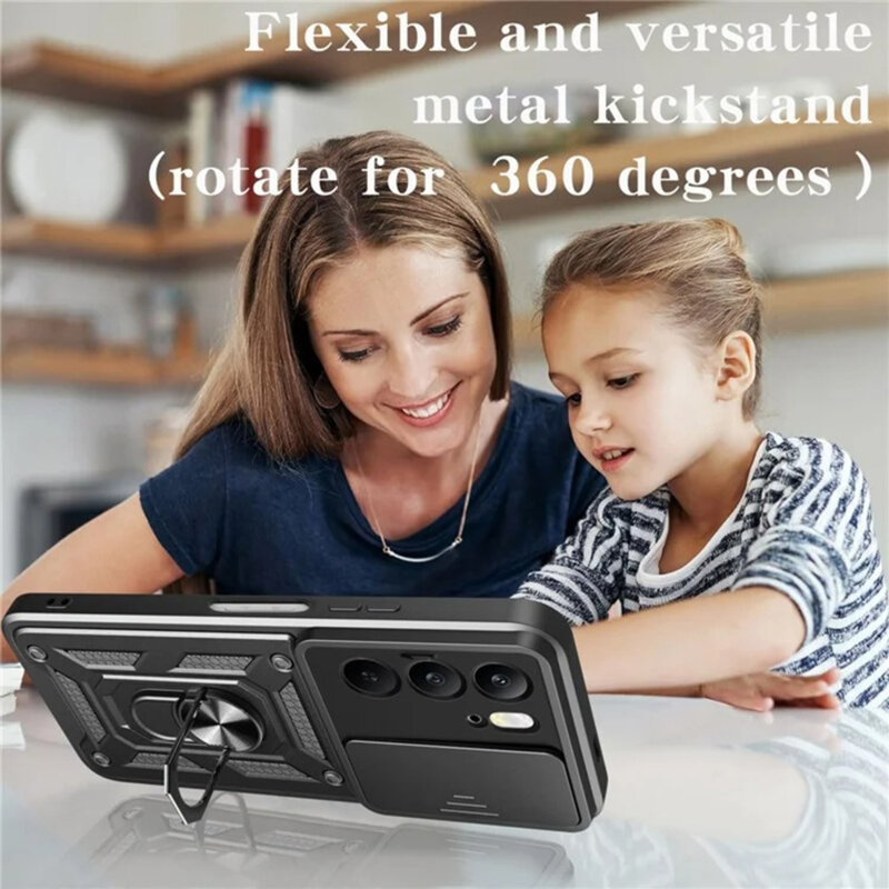 Husa Realme C75 protectie camera Techsuit CamShield Series, negru