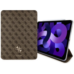 Husa iPad Air 11 (2024) Guess Magnetic 4G Big Logo, maro, GUFC11RM24PS4SGW