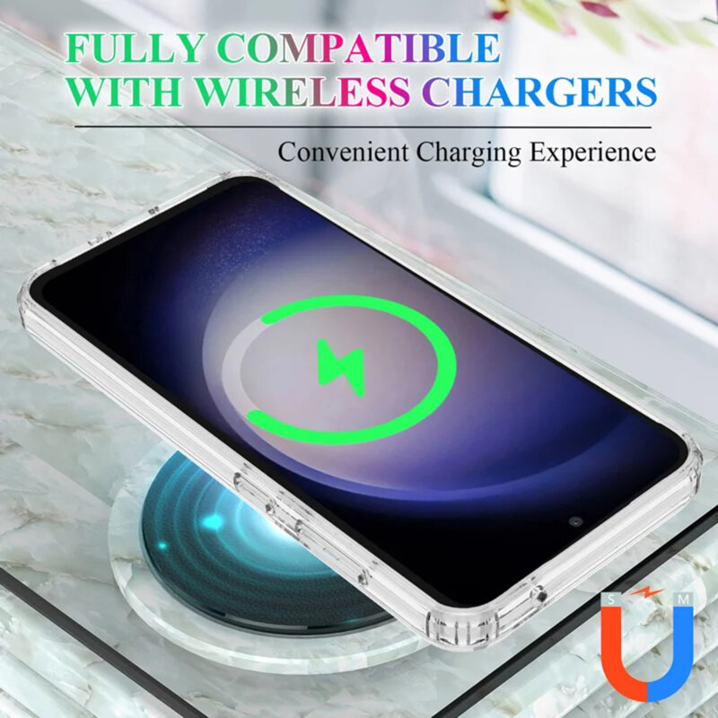 Husa Samsung Galaxy S24 Techsuit MagSafe Pro, transparenta
