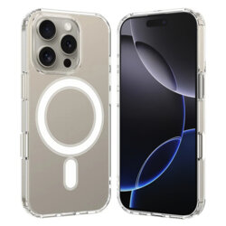 Husa iPhone 16 Pro Max Techsuit MagSafe Pro, transparenta
