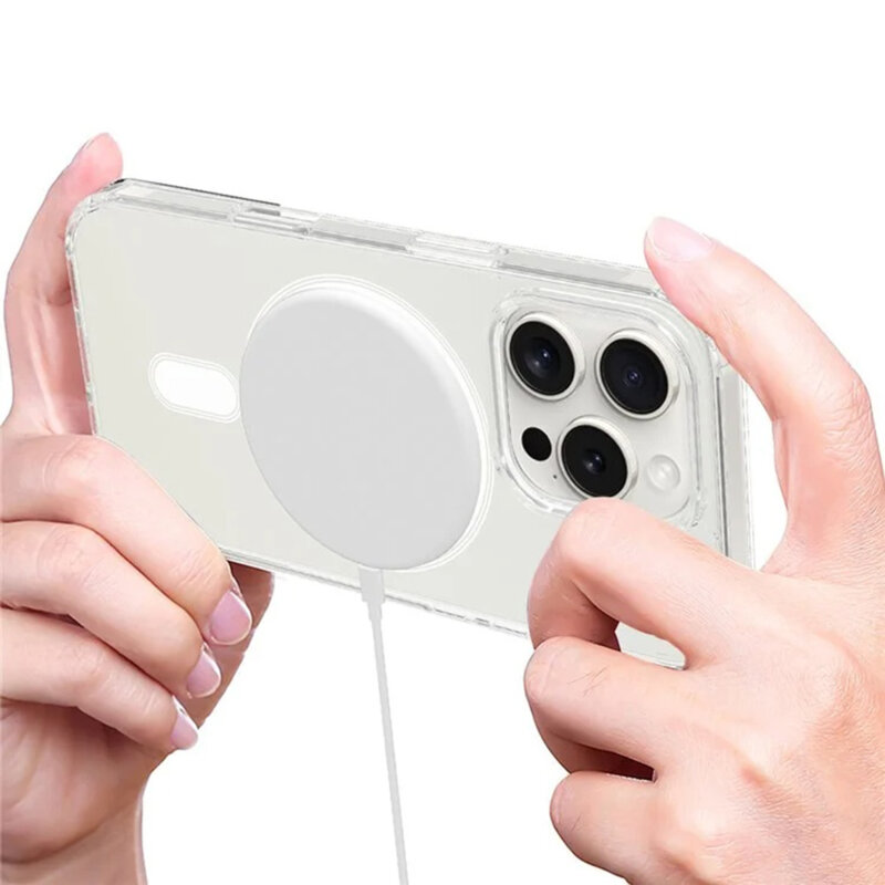 Husa iPhone 16 Plus Techsuit MagSafe Pro, transparenta