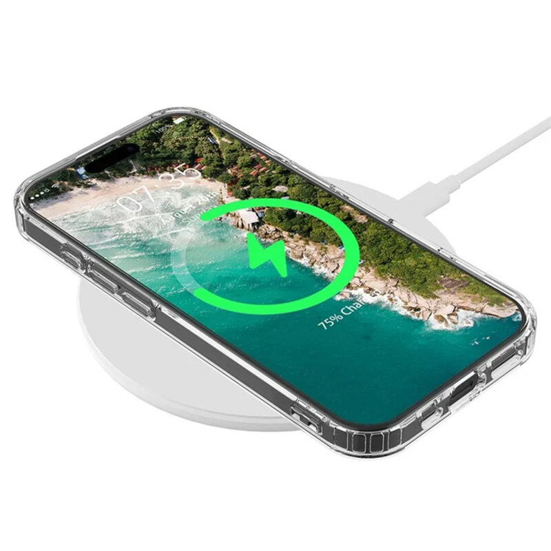 Husa iPhone 16 Techsuit MagSafe Pro, transparenta