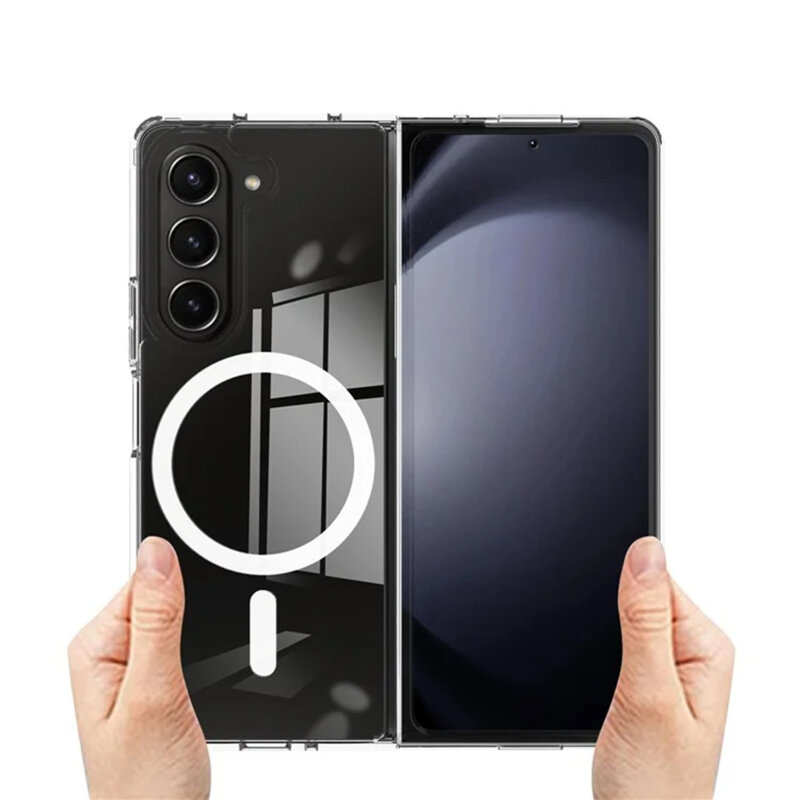 Husa Samsung Galaxy Z Fold6 Techsuit MagSafe Pro, transparenta
