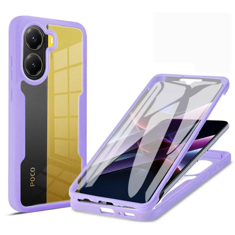 Husa 360° Xiaomi Poco X7 Pro Techsuit ColorVerse, mov