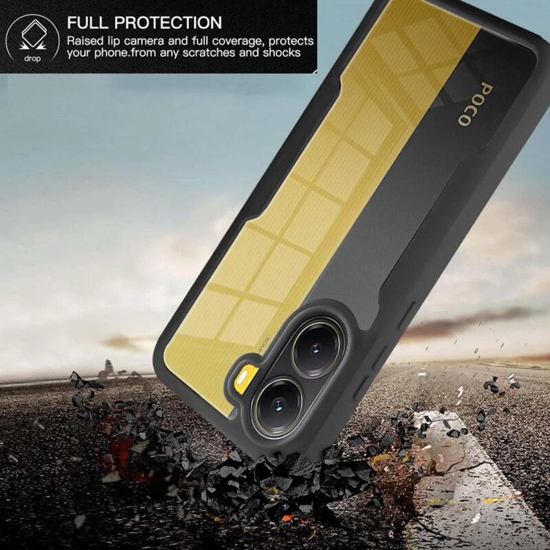 Husa 360° Xiaomi Poco X7 Pro Techsuit ColorVerse, mov