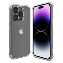 Husa iPhone 15 Pro Techsuit Shockproof Clear Silicone, transparenta