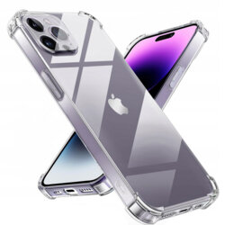 Husa iPhone 14 Pro Max Techsuit Shockproof Clear Silicone, transparenta