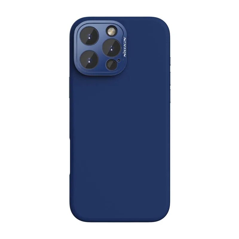 Husa iPhone 16 Pro Max Nillkin Lens Wing Magnetic, albastru