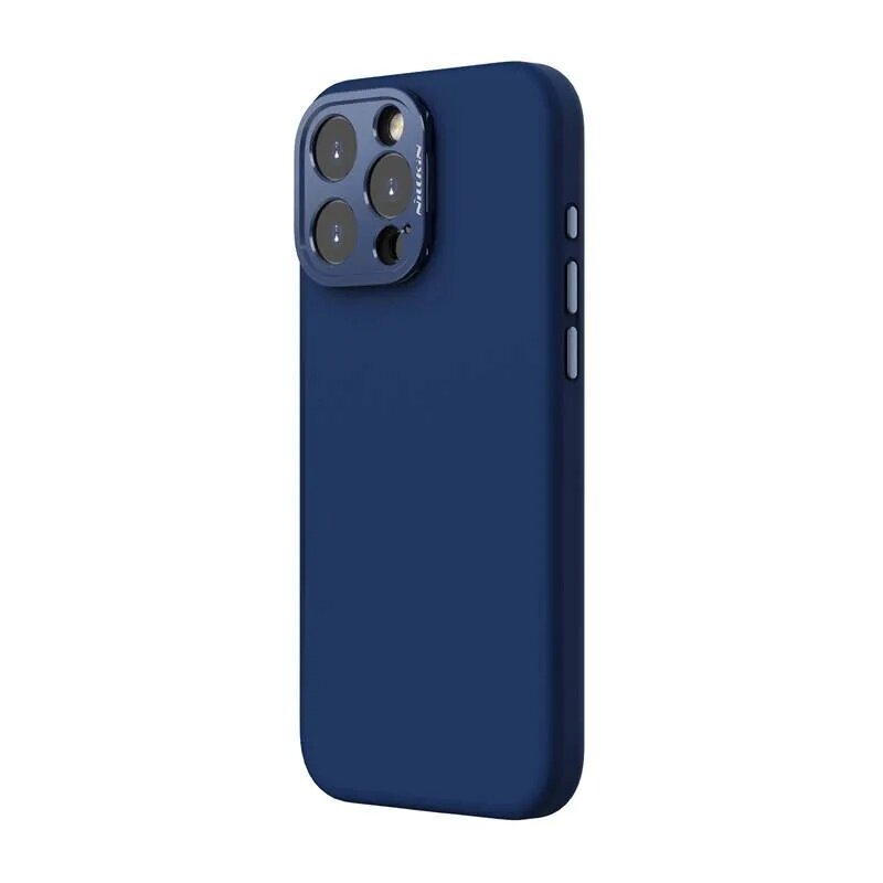 Husa iPhone 16 Pro Max Nillkin Lens Wing Magnetic, albastru