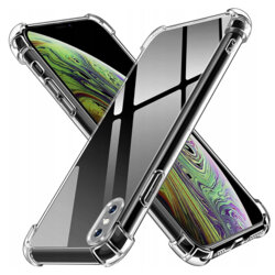 Husa iPhone XS Max Techsuit Shockproof Clear Silicone, transparenta