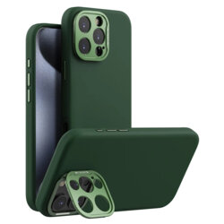 Husa iPhone 16 Pro Max Nillkin Lens Wing Magnetic, verde