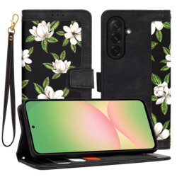 Husa personalizata fete Samsung Galaxy A56 5G Techsuit FlipCraft, negru