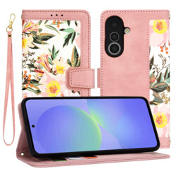 Husa personalizata fete Samsung Galaxy A36 5G Techsuit FlipCraft, roz