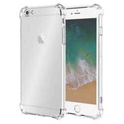 Husa iPhone 6 Plus / 6s Plus Techsuit Shockproof Clear Silicone, transparenta