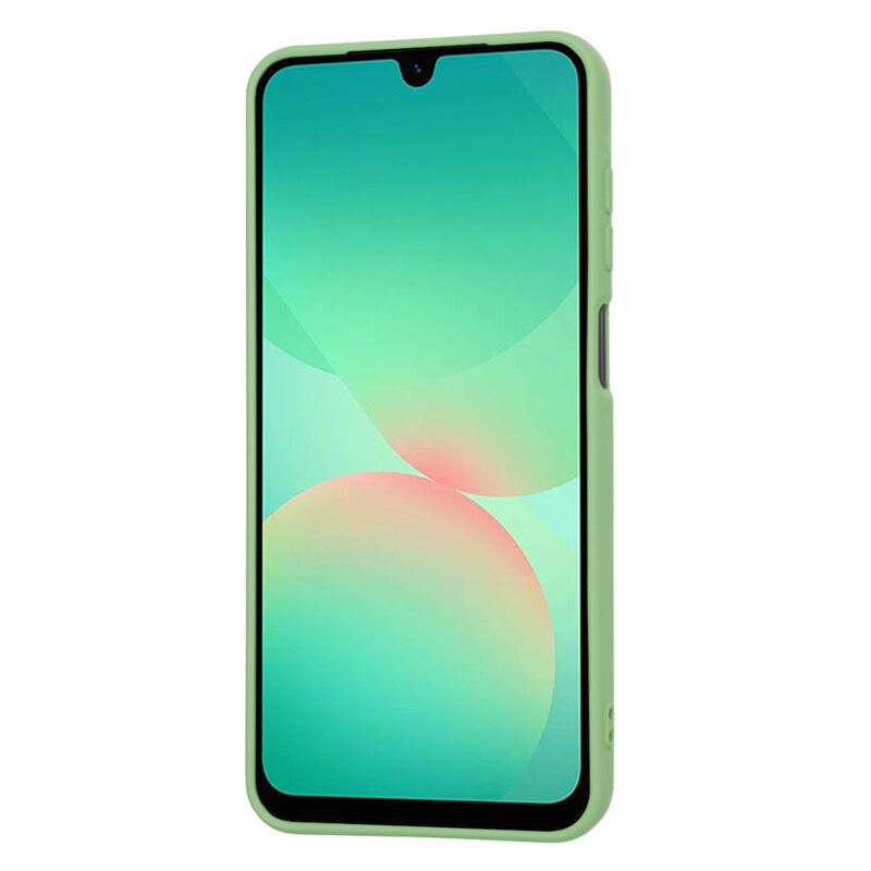 Husa silicon Samsung Galaxy A26 5G Techsuit SoftFlex, verde deschis