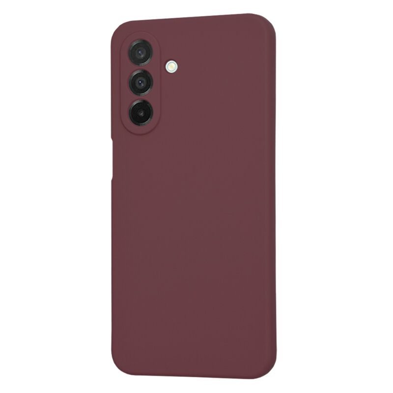 Husa silicon Samsung Galaxy A26 5G Techsuit SoftFlex, bordo