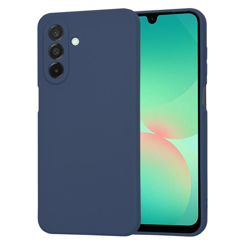 Husa silicon Samsung Galaxy A26 5G Techsuit SoftFlex, bleumarin