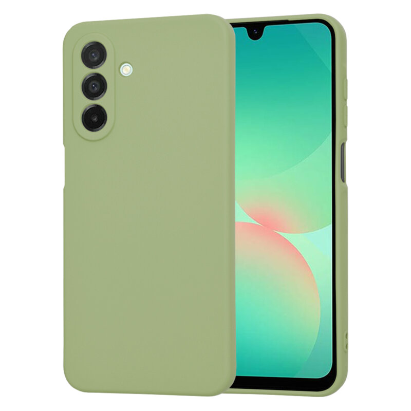 Husa silicon Samsung Galaxy A26 5G Techsuit SoftFlex, verde