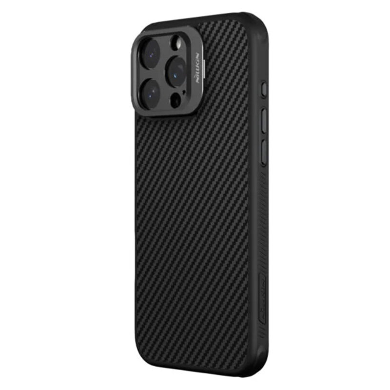 Husa iPhone 16 Pro Nillkin CarboProp Magnetic, cu decupaj camera, negru