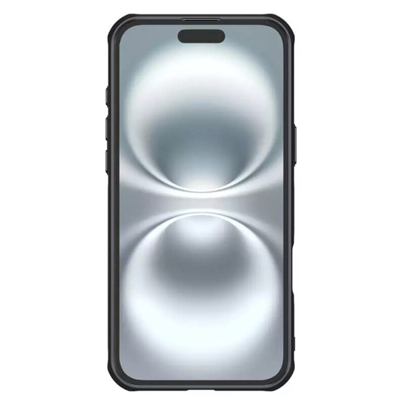 Husa iPhone 16 Plus Nillkin Iceblade Prop Magnetic, fara decupaj camera, negru