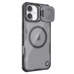 Husa iPhone 16 Nillkin Iceblade Prop Magnetic, fara decupaj camera, negru