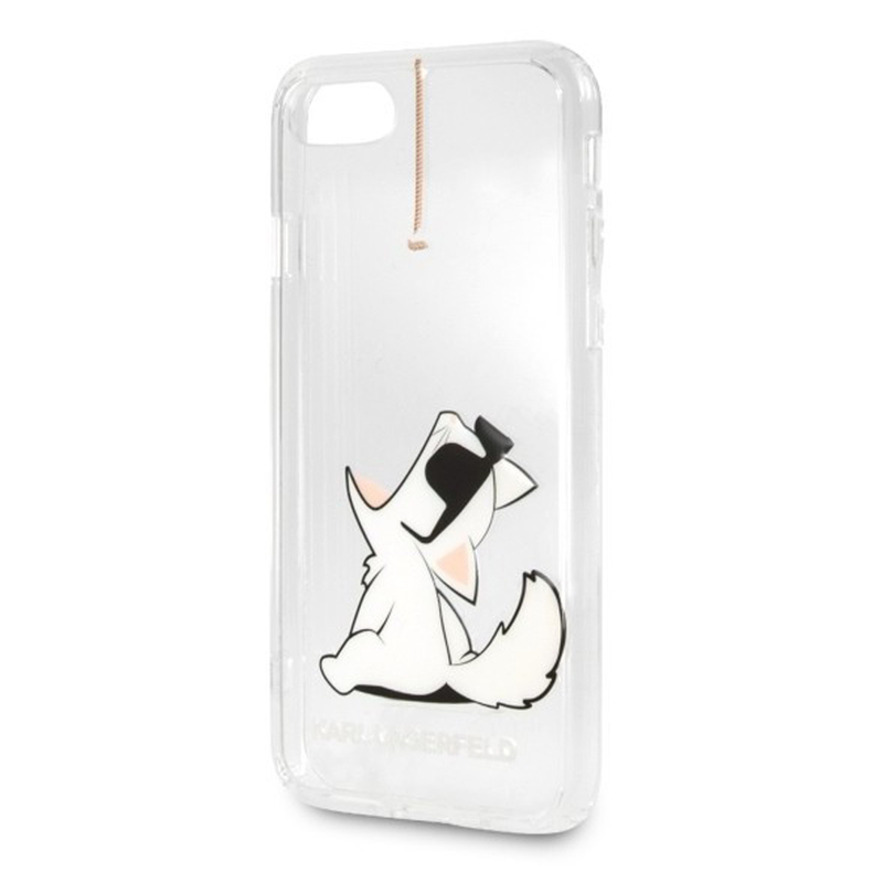 Bumper iPhone 7 Karl Lagerfeld Choupette Fun - Transparent KLHCI8CFC