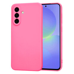 Husa silicon Samsung Galaxy A36 5G Techsuit SoftFlex, fucsia