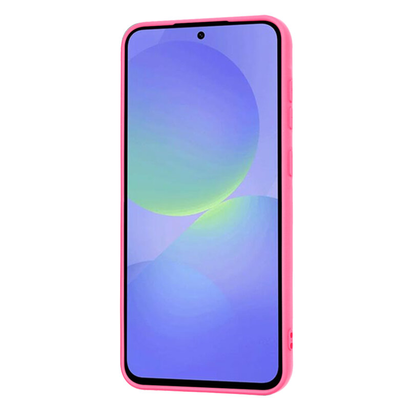 Husa silicon Samsung Galaxy A36 5G Techsuit SoftFlex, fucsia