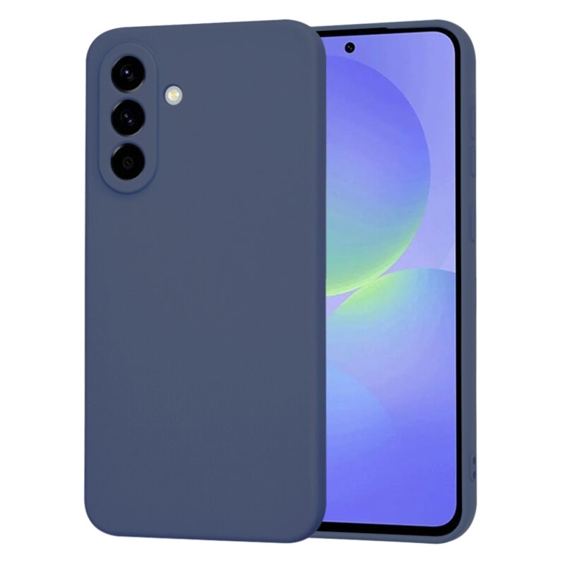 Husa silicon Samsung Galaxy A36 5G Techsuit SoftFlex, bleumarin