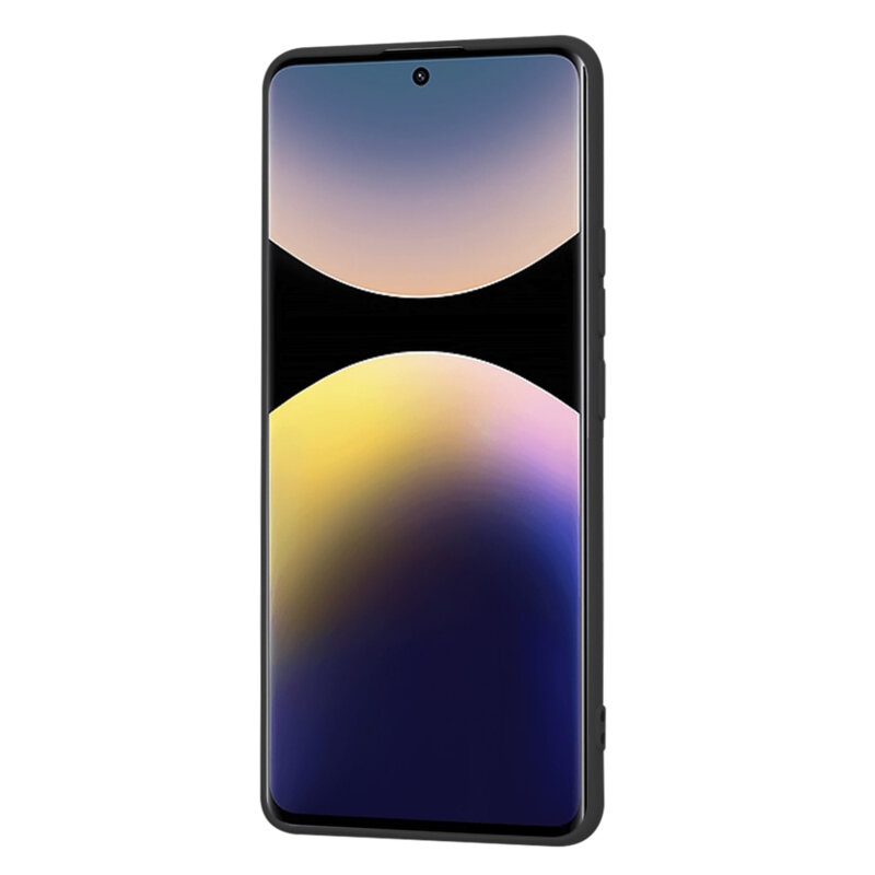Husa silicon Xiaomi Redmi Note 14 Pro 4G Techsuit SoftFlex, negru