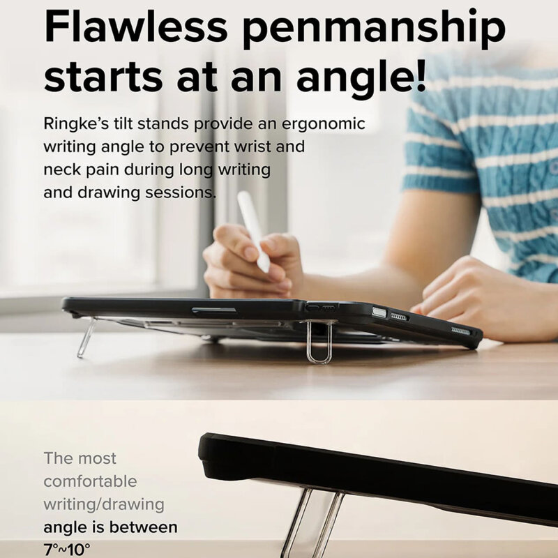 Husa iPad Air 11 (2025) Ringke Fusion, negru