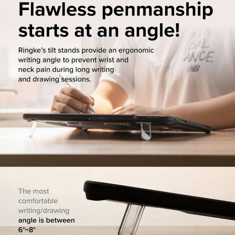 Husa iPad Air 13 (2025) Ringke Fusion, negru