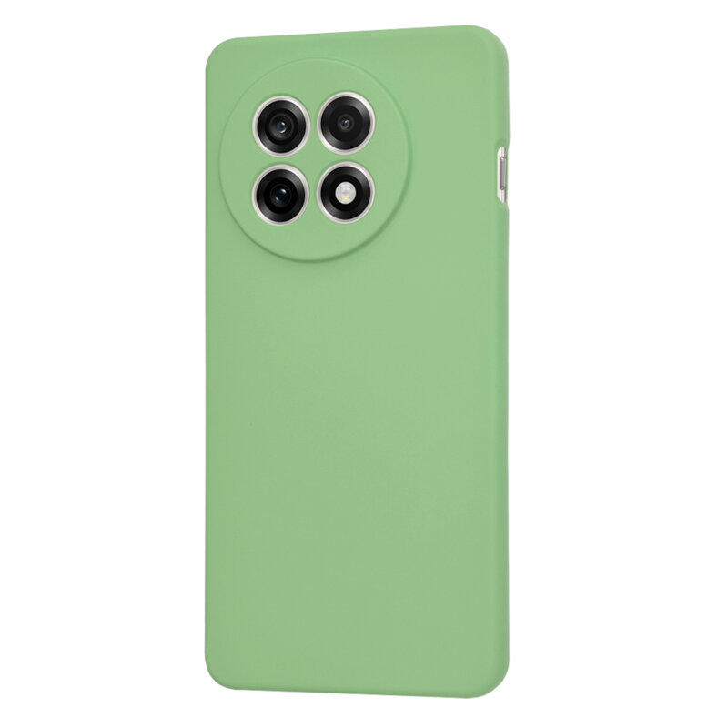 Husa silicon OnePlus 13R Techsuit SoftFlex, verde deschis