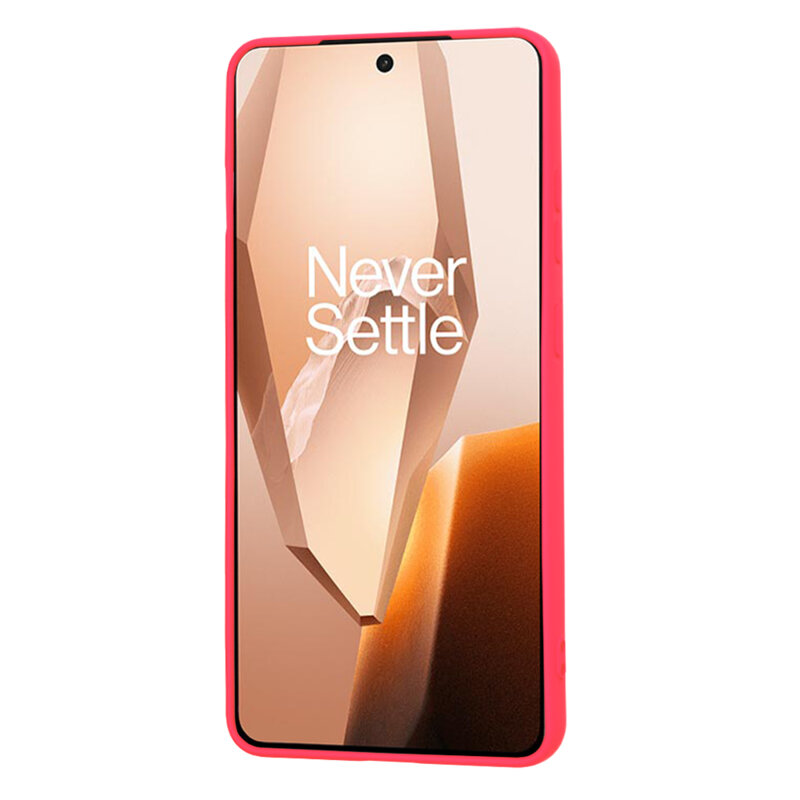 Husa silicon OnePlus 13R Techsuit SoftFlex, fucsia