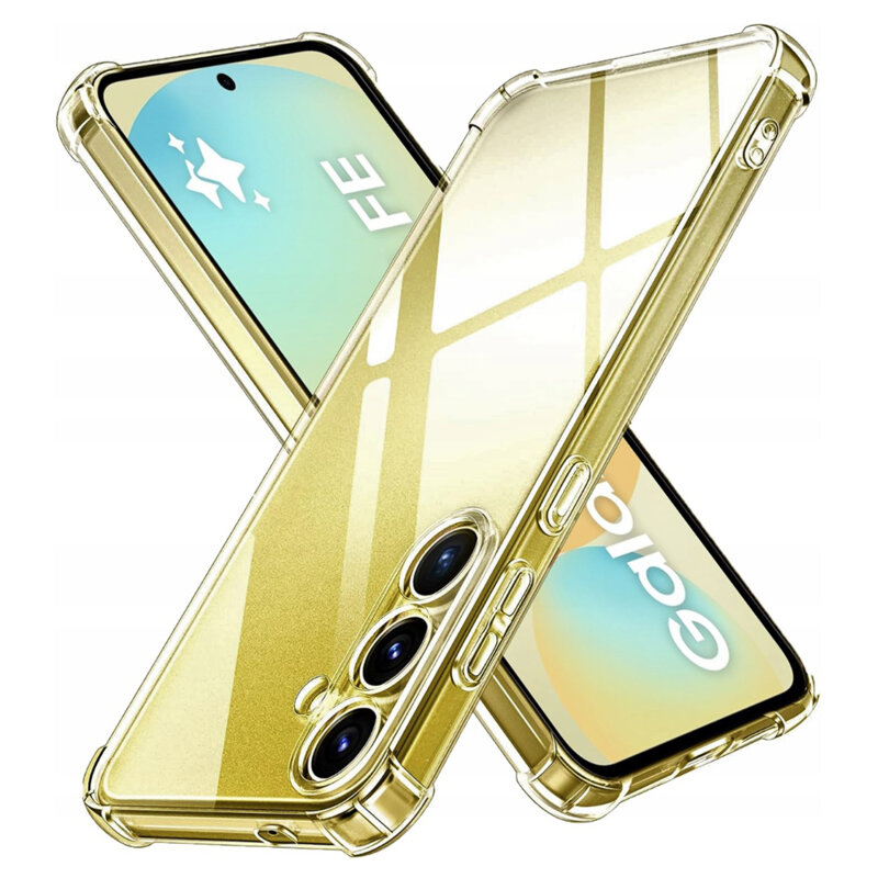 Husa Samsung Galaxy S24 FE Techsuit Shockproof Clear Silicone, transparenta