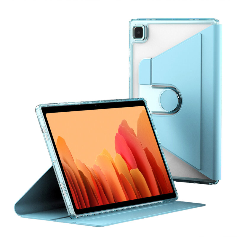 Husa Samsung Galaxy Tab A7 10.4 (2022) Techsuit Crystal Vision, bleu