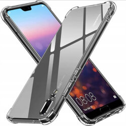 Husa Huawei P20 Techsuit Shockproof Clear Silicone, transparenta