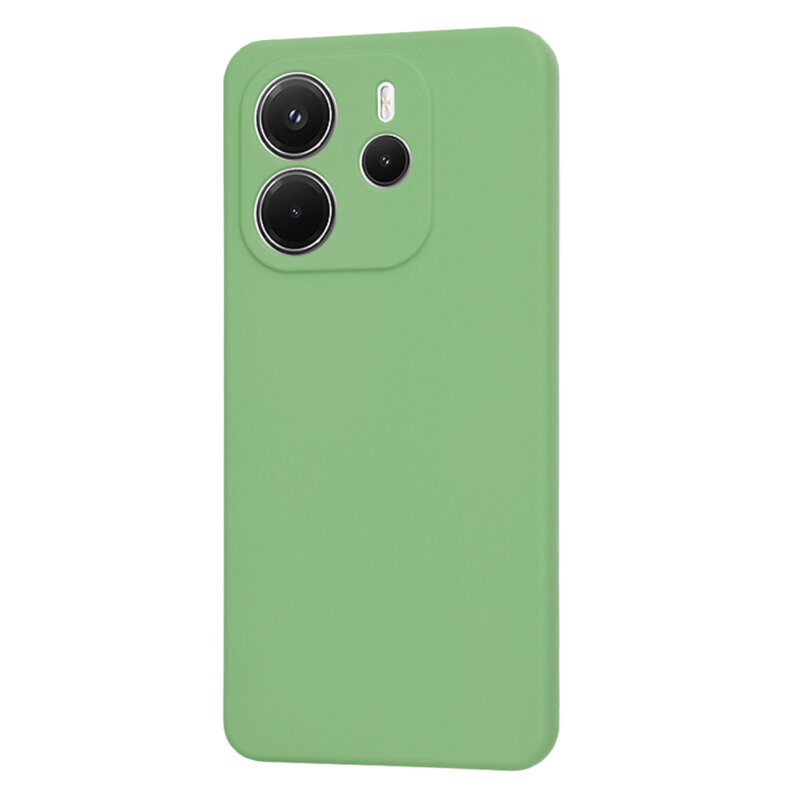 Husa silicon Xiaomi Redmi Note 14 4G (Regional)  Techsuit SoftFlex, verde deschis