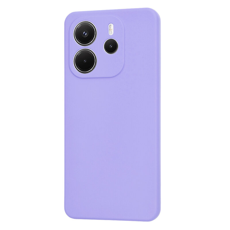 Husa silicon Xiaomi Redmi Note 14 4G (Regional) Techsuit SoftFlex, violet