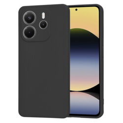 Husa silicon Xiaomi Redmi Note 14 4G (163.25 x 76.55 x 8.16mm) Techsuit SoftFlex, negru
