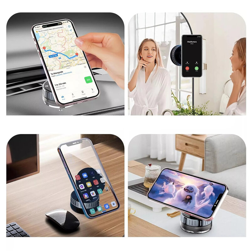 Suport auto MagSafe cu incarcare wireless pentru telefon 15W Techsuit HOLD253