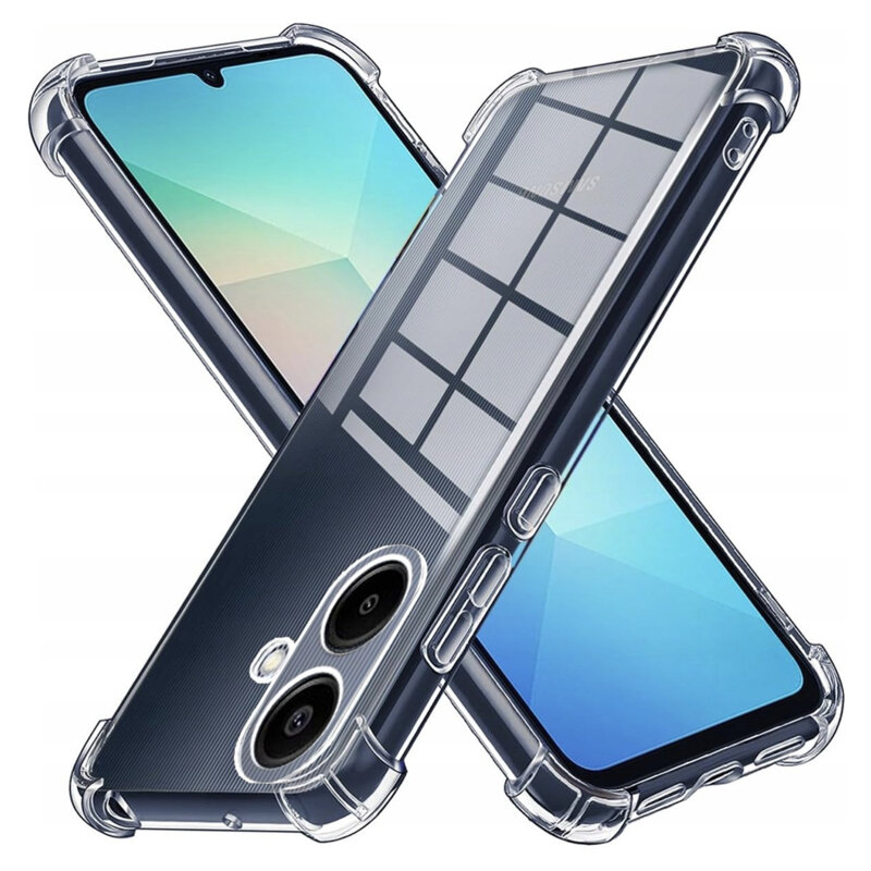 Husa Samsung Galaxy A06 Techsuit Shockproof Clear Silicone, transparenta