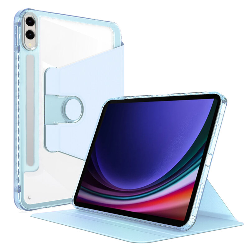 Husa Samsung Galaxy Tab S9 Ultra Techsuit Crystal Vision, bleu