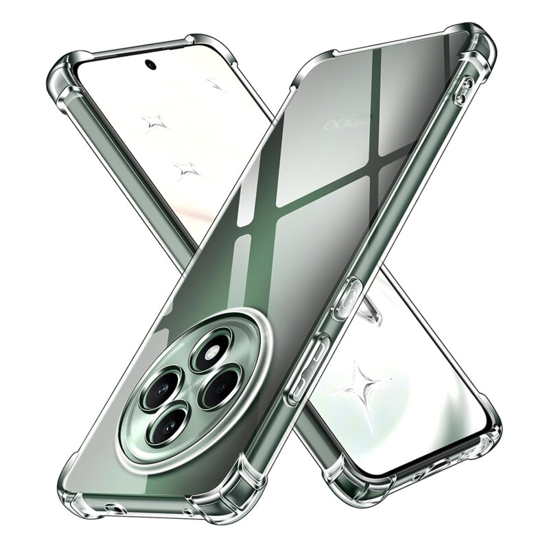 Husa Oppo Reno12 F 4G Techsuit Shockproof Clear Silicone, transparenta