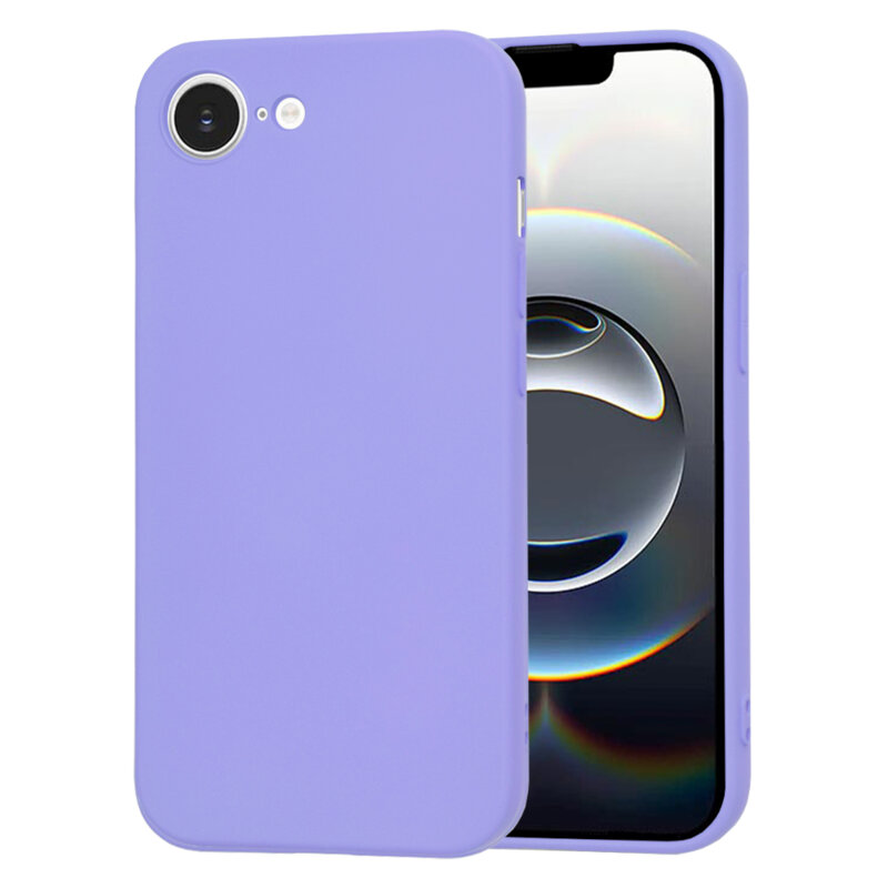 Husa silicon iPhone 16e Techsuit SoftFlex, violet