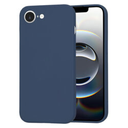 Husa silicon iPhone 16e Techsuit SoftFlex, bleumarin