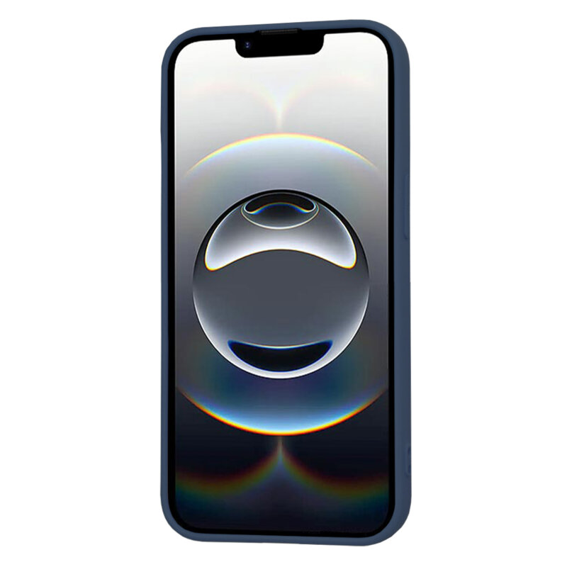 Husa silicon iPhone 16e Techsuit SoftFlex, bleumarin